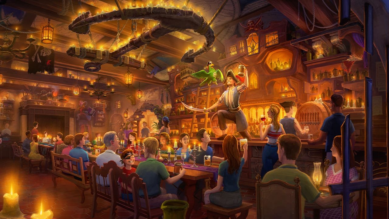 Disney World eröffnet Schnabel-&-Fass-Taverne inspiriert von Fluch der Karibik