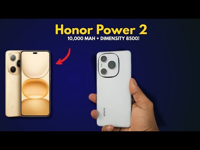 Honor Power 2: Leak verrät 10.000-mAh-Akku und Dimensity-8500-Chip