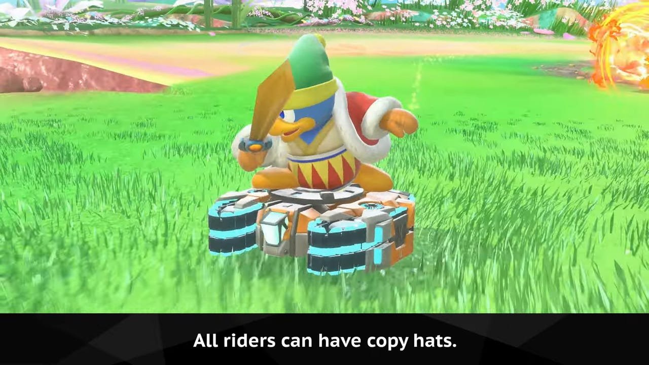 In Kirby Air Riders können jetzt alle Figuren Copy-Fähigkeiten nutzen
