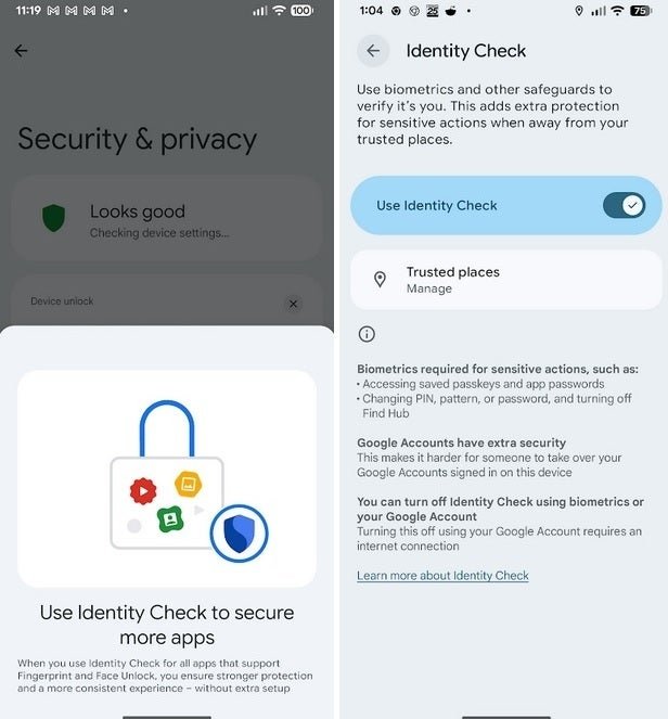 Identity Check schützt Pixel-Smartphones besser vor Diebstahl