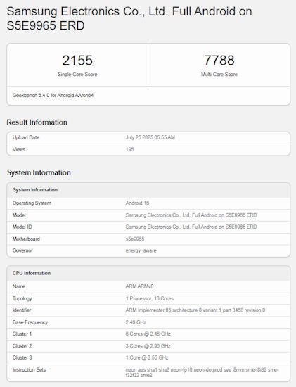 Exynos 2600 überrascht im Geekbench: Auf Augenhöhe mit Apple und Qualcomm
