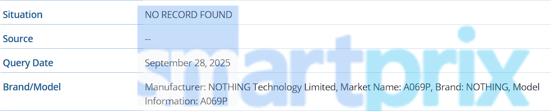 Nothing Phone (4a) Pro erstmals in IMEI-Datenbank aufgetaucht