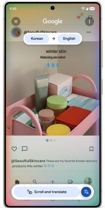 Circle to Search von Google: Neues Scroll-Übersetzen für Android Circle to Search von Google: Neues Scroll-Übersetzen für Android