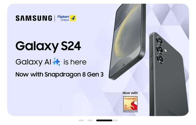 Galaxy S24 feiert Comeback in Indien – jetzt mit Snapdragon 8 Gen 3 Galaxy S24 feiert Comeback in Indien – jetzt mit Snapdragon 8 Gen 3