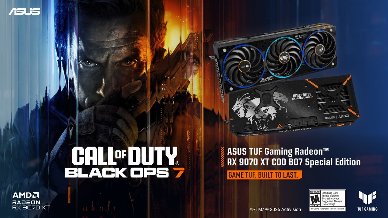 ASUS TUF Gaming Radeon RX 9070 XT Call of Duty Edition vereint Power und Sammlerwert