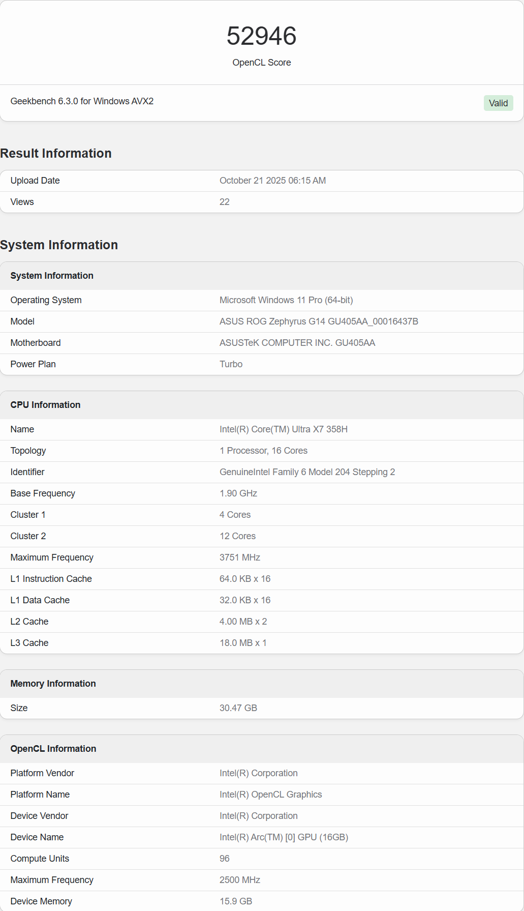 Intel Core Ultra X7 358H „Panther Lake“: Leck zeigt gewaltigen iGPU-Sprung – schneller als eine RTX 3050