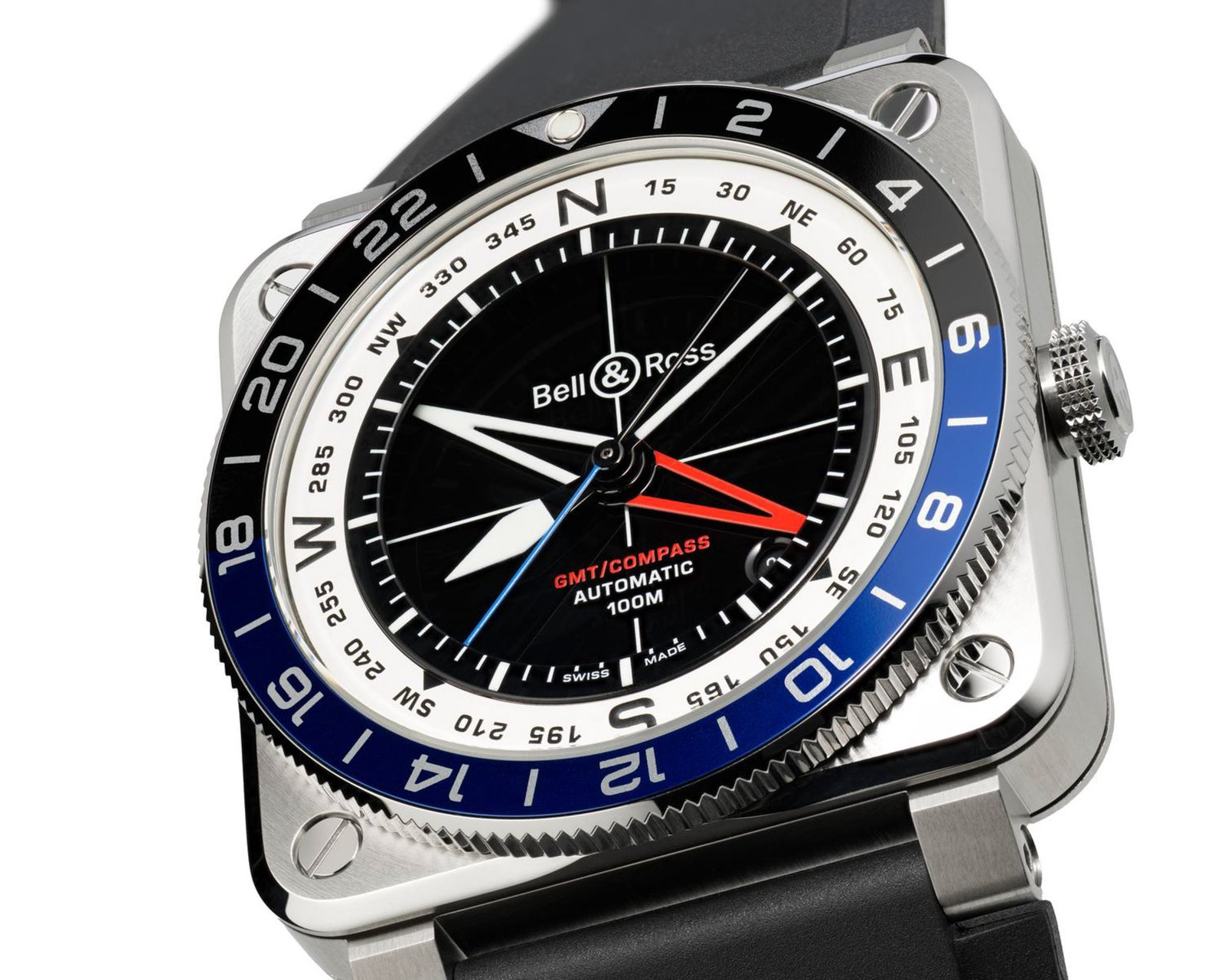 Bell & Ross BR-03 GMT Compass: Cockpit-Design und praxistaugliche GMT